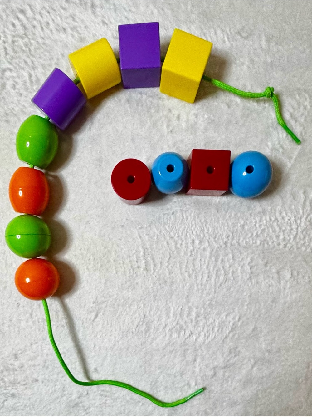 Colorful Plastic Bead String Toy - Multicolor - Picture 4 of 7